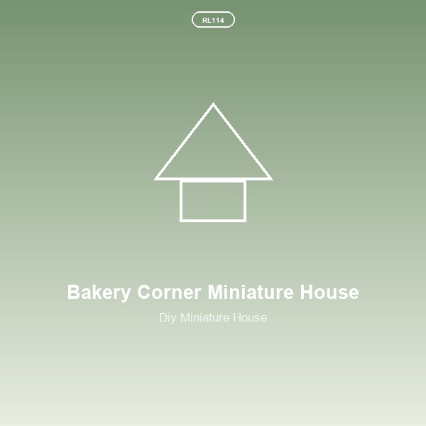 Bakery Corner Miniature House