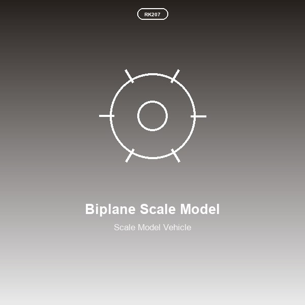Biplane Scale Model