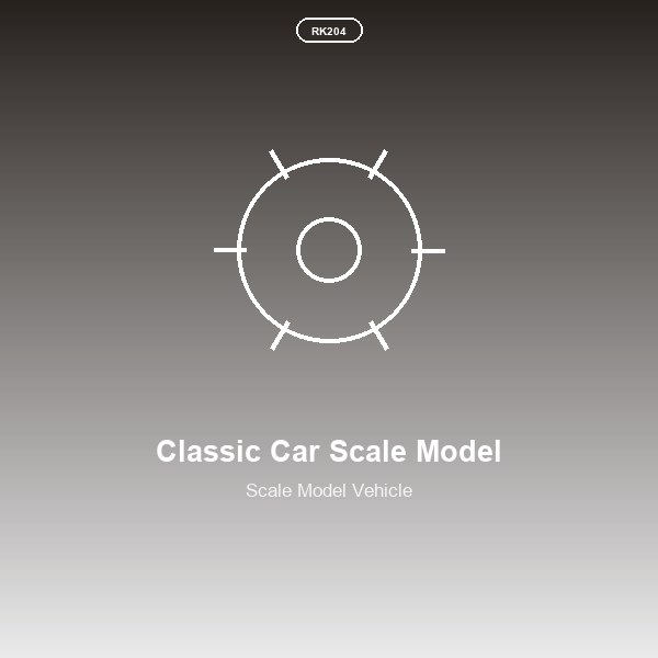 Classic Car Scale Model