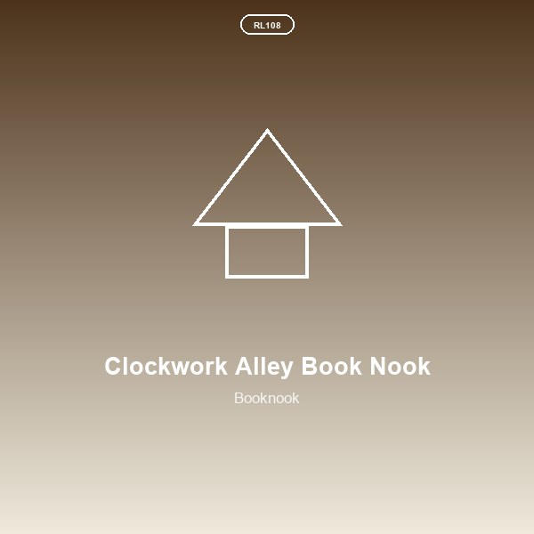 Clockwork Alley Book Nook