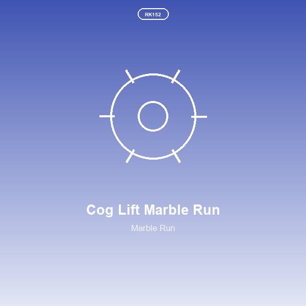Cog Lift Marble Run
