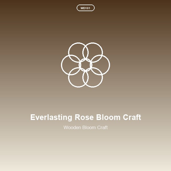 Everlasting Rose Bloom Craft