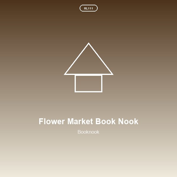 Flower Market Book Nook