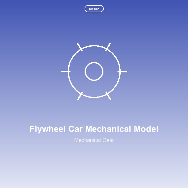 Flywheel Car Mechanical Model