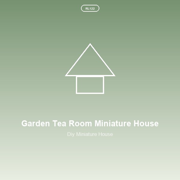 Garden Tea Room Miniature House