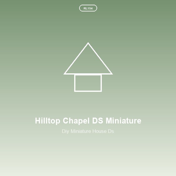 Hilltop Chapel DS Miniature