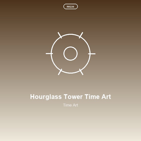 Hourglass Tower Time Art