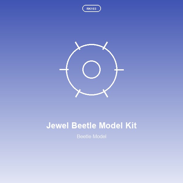 Jewel Beetle Model Kit