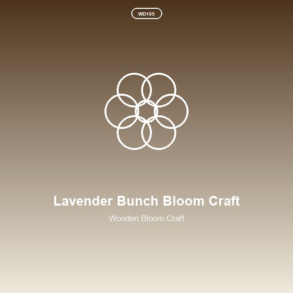 Lavender Bunch Bloom Craft