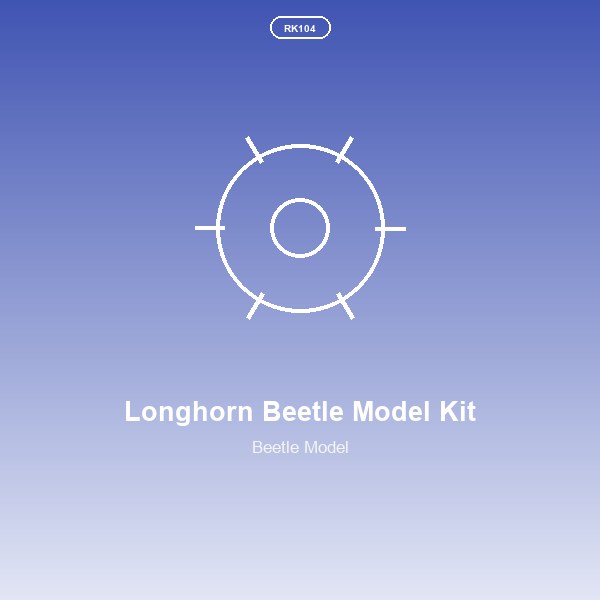 Longhorn Beetle Model Kit