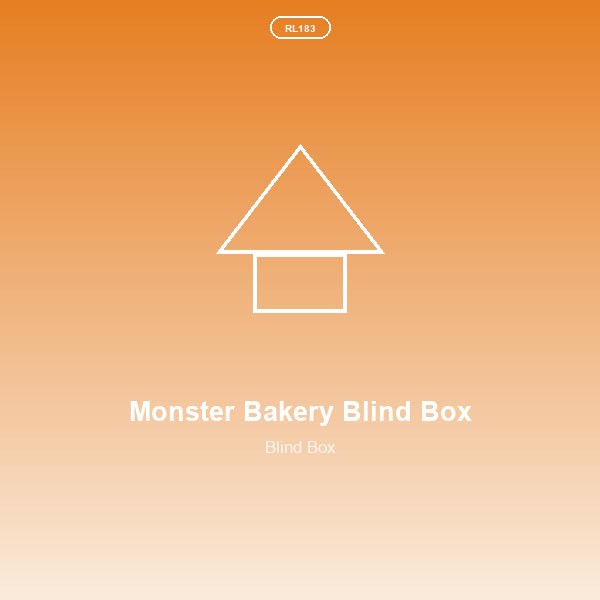 Monster Bakery Blind Box