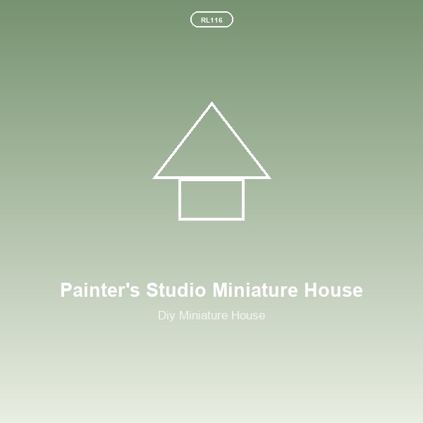 Painter's Studio Miniature House