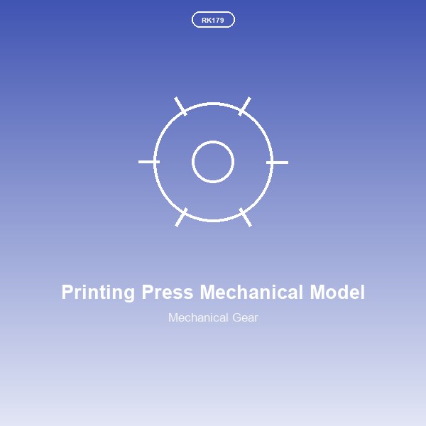 Printing Press Mechanical Model