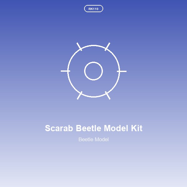 Scarab Beetle Model Kit