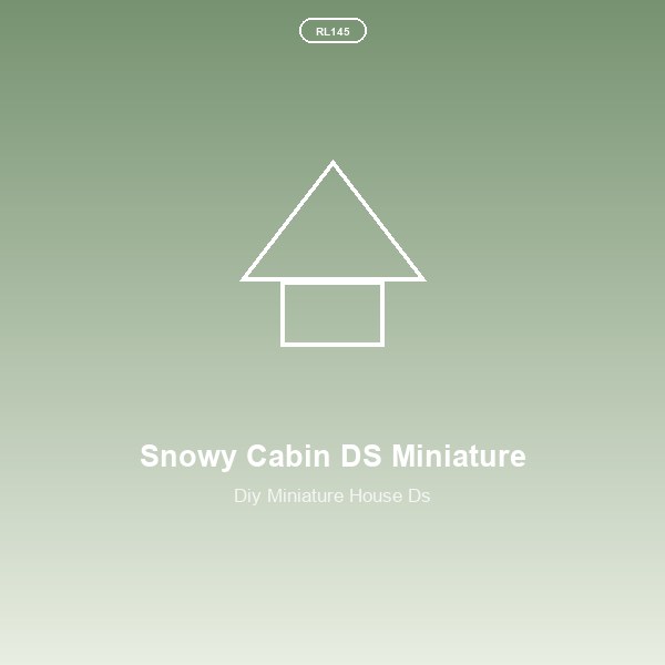 Snowy Cabin DS Miniature