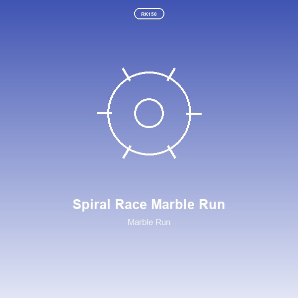 Spiral Race Marble Run