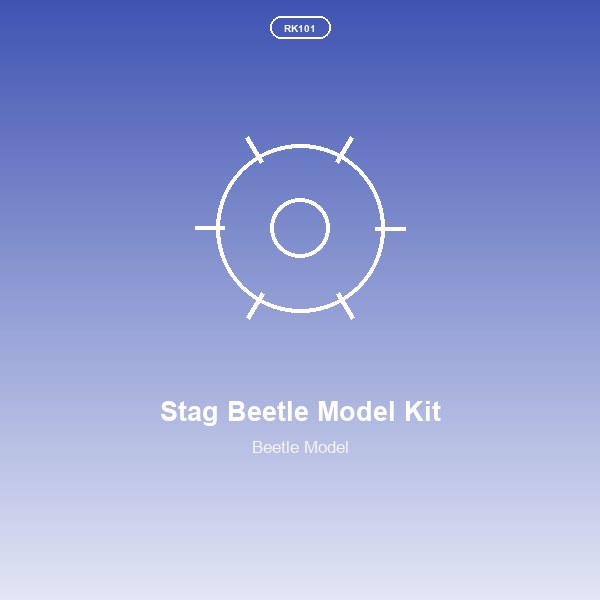 Stag Beetle Model Kit