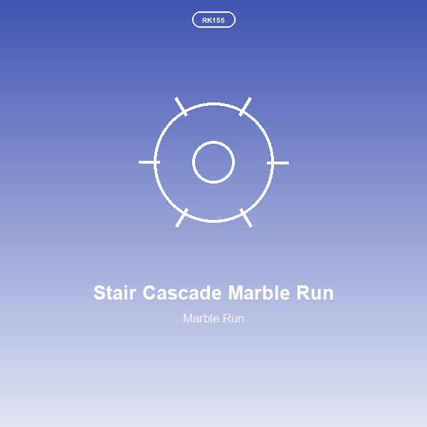 Stair Cascade Marble Run