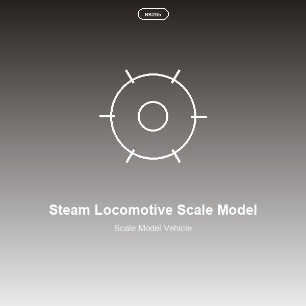Steam Locomotive Scale Model