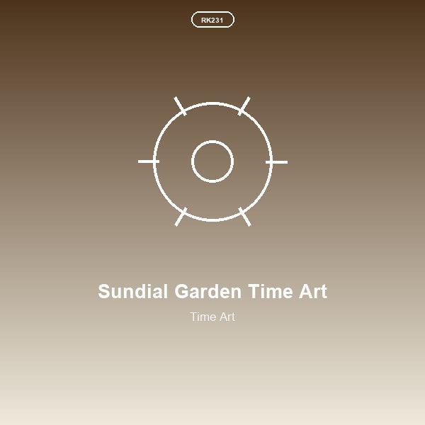Sundial Garden Time Art