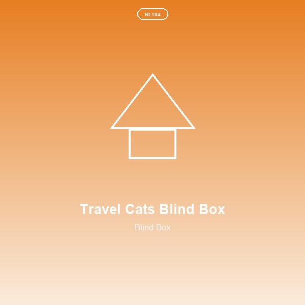 Travel Cats Blind Box