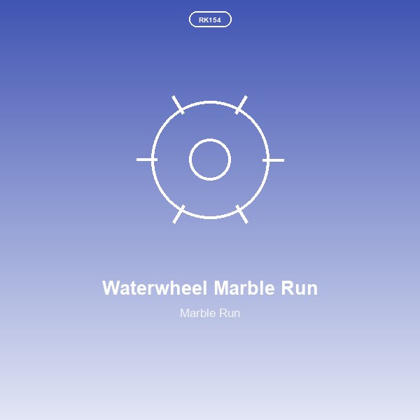 Waterwheel Marble Run